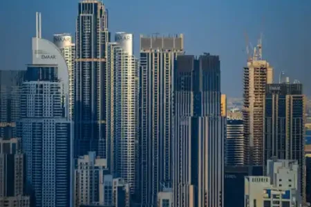 Beautiful buildings in Dubai